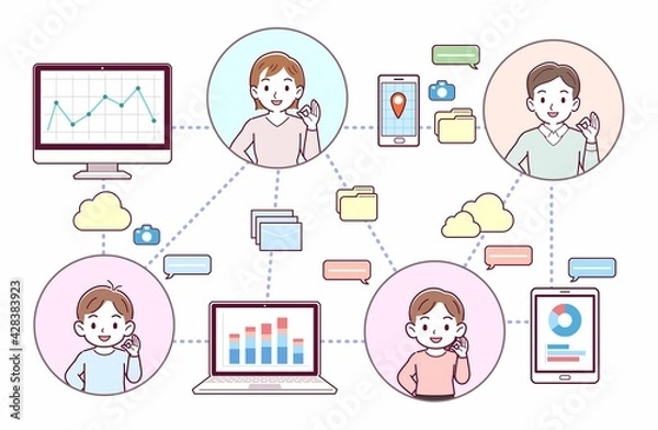 Fototapeta クラウド管理を使う人