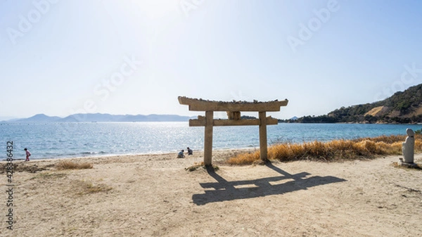 Fototapeta 瀬戸内海 自転車旅（日本 - 香川 - 豊島）