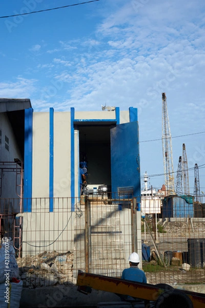 Fototapeta building under construction