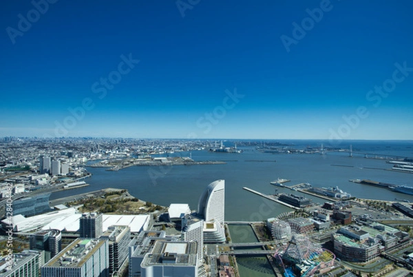 Obraz 横浜みなとみらい地区　街並み