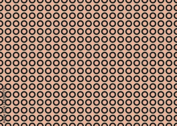 Fototapeta Geometric seamless pattern with rings. Vector graphics and design.