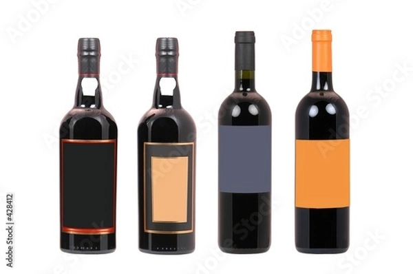 Fototapeta bottles of wine