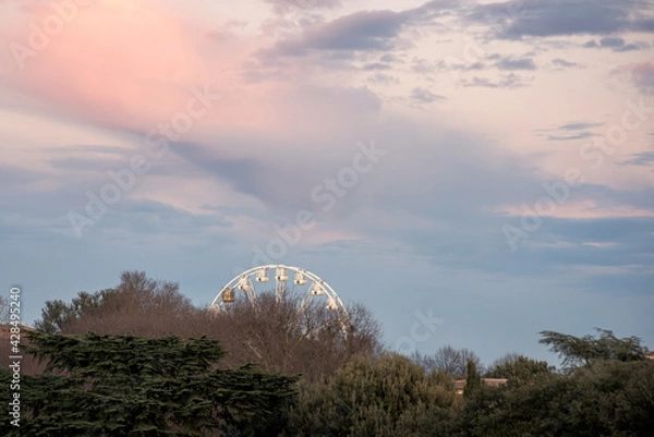 Obraz Amusement park wheel