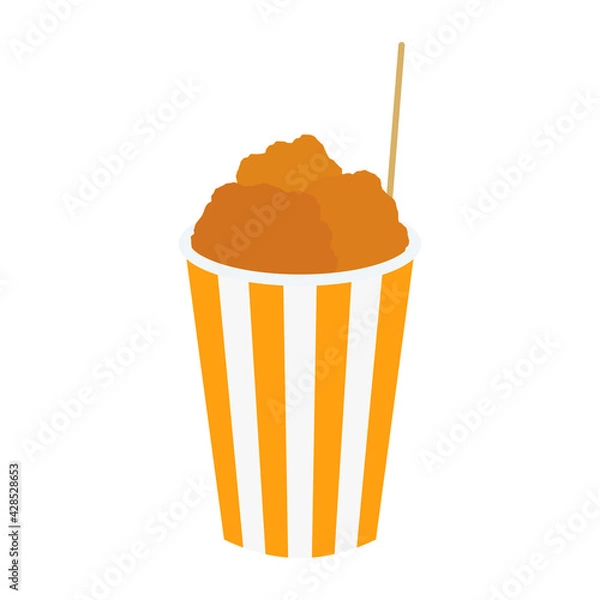 Obraz 唐揚げ　素材イラスト