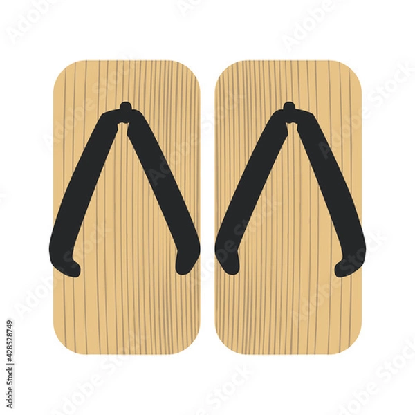 Obraz 日本の靴　下駄