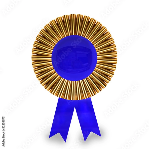Obraz Blank award ribbon rosette