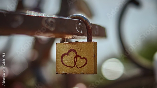 Fototapeta the padlock