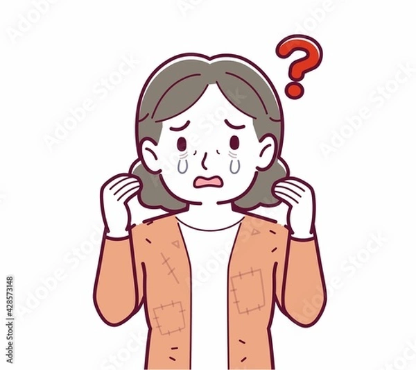 Fototapeta ボロボロの服の人