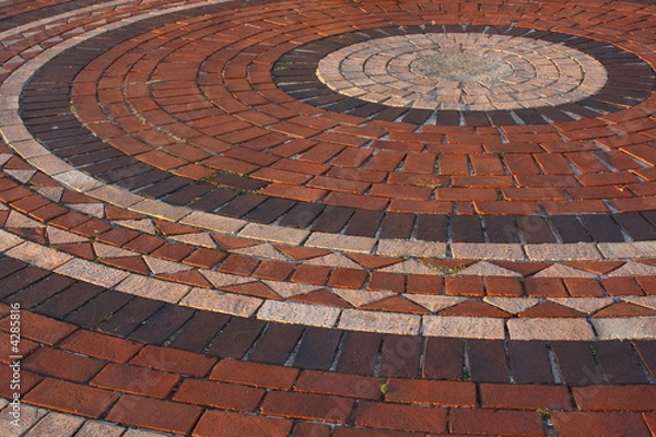 Obraz Paving in circles