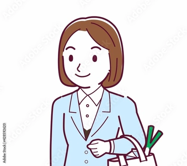 Fototapeta スーツを着た女性