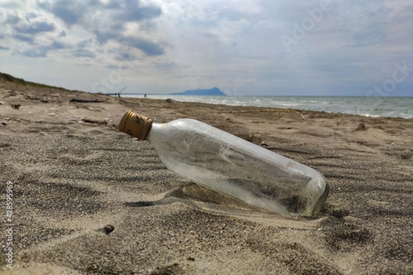 Fototapeta message in a bottle