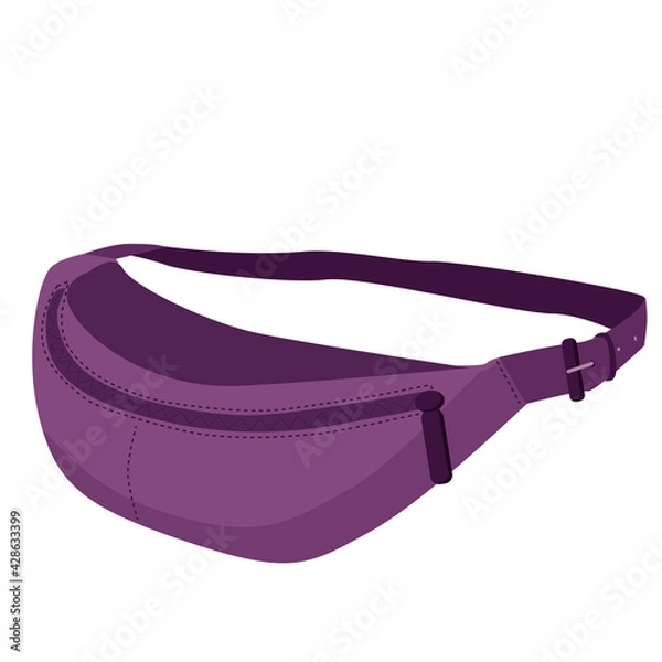 Obraz Travel waist bag in the color of African violet