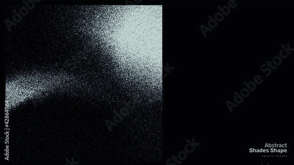 Fototapeta Abstract Shades Square shape volume, Vector EPS