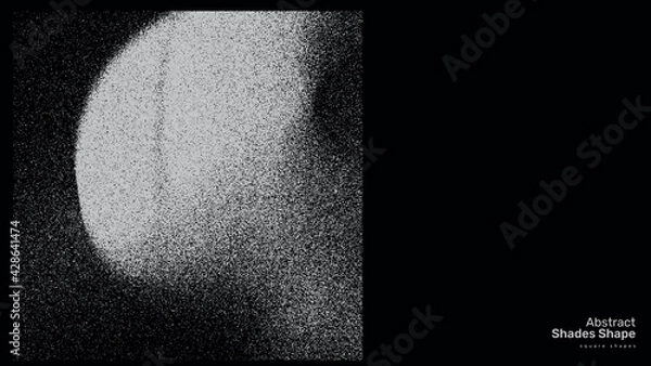 Fototapeta Abstract Shades Square shape volume, Vector EPS