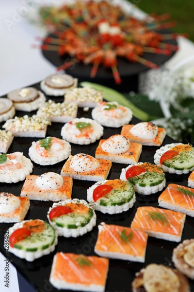 Obraz Plateaux de petits fours