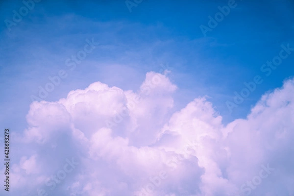 Obraz 파란 하늘에 구름 blue sky cloud 