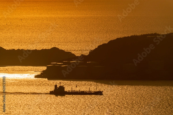 Obraz Nascer e pôr do sol.