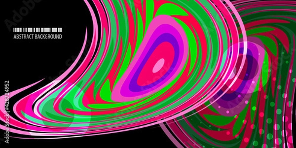 Obraz Geometric colorful abstract background vector template