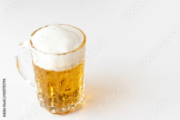Fototapeta ビールジョッキに入れたビールのイメージ