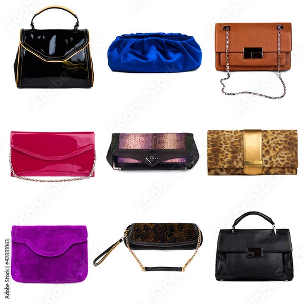 Obraz Multicolored female purses-3