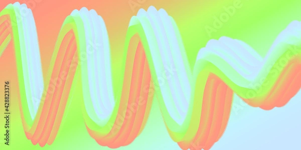 Fototapeta Modern abstract covers. Cool gradient shapes composition