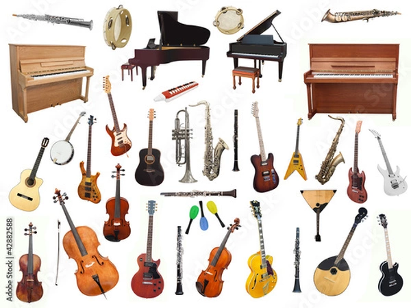 Obraz instrumenty muzyczne