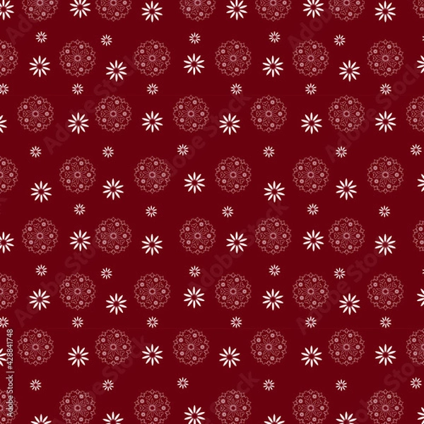 Obraz simple geometric repeat pattern for background and texture, textile and fabric, wallpaper