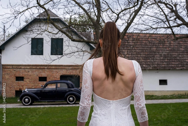 Obraz Braut mit Auto