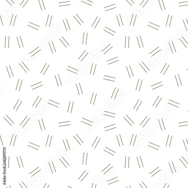 Fototapeta Minimal monochrome handwritten pattern dots, rounds