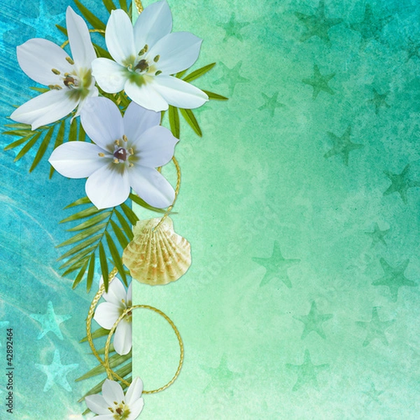 Fototapeta Background for congratulation  card