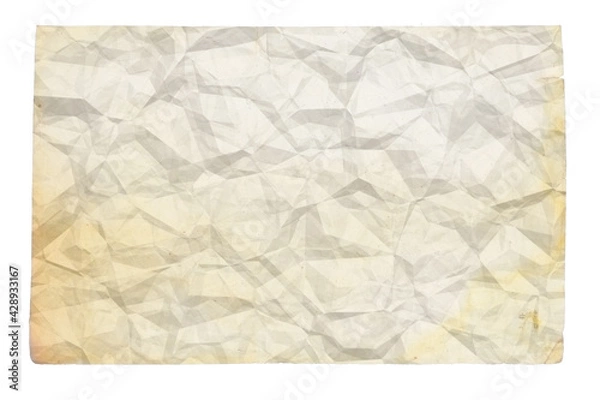 Obraz old crumpled paper