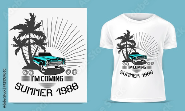 Obraz Creative T-Shirt Design Template In This Year