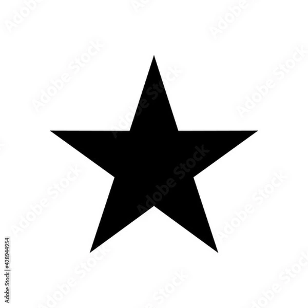 Obraz Star icon vector symbol illustration