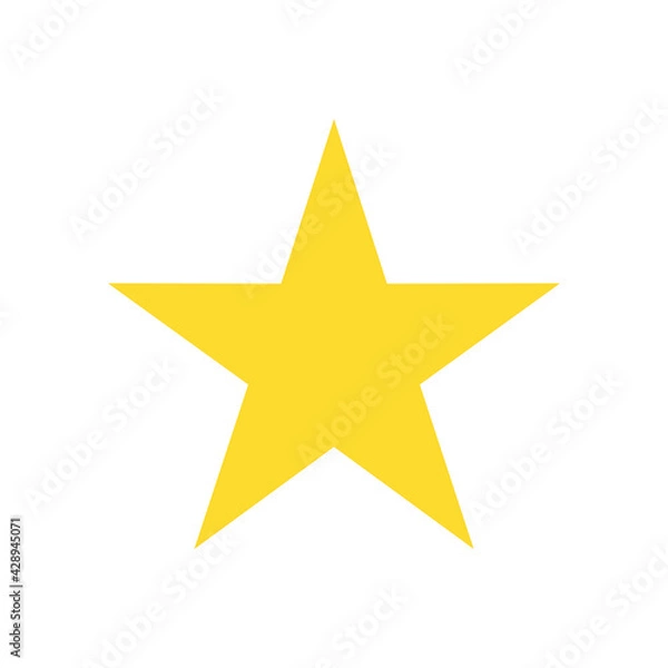 Obraz Star icon vector symbol illustration
