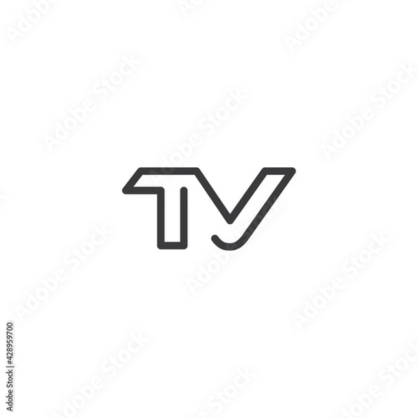 Fototapeta TV logo