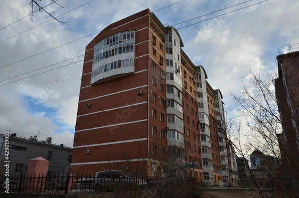 Obraz A high-rise building (back side)