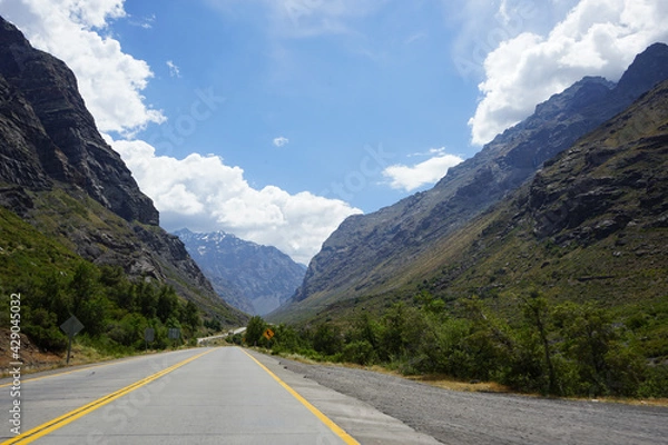 Obraz road to the mountains