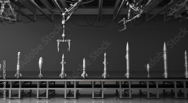 Obraz Various Weapon in Arsenal