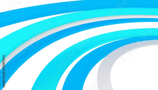 Obraz 3D wave speed concept illustration render