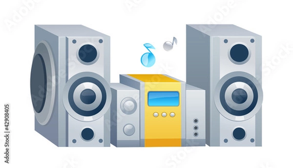 Fototapeta vector icon audio