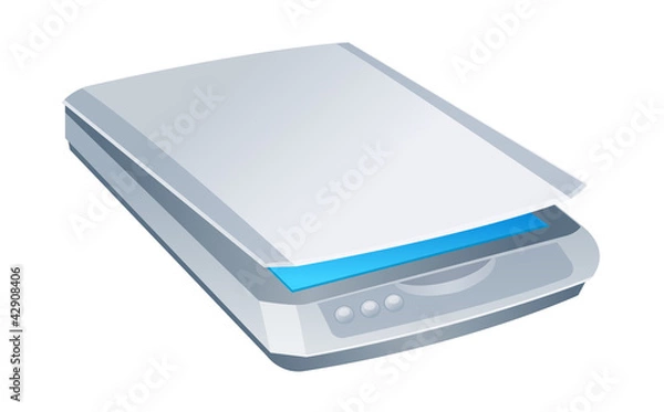 Fototapeta vector icon scanner