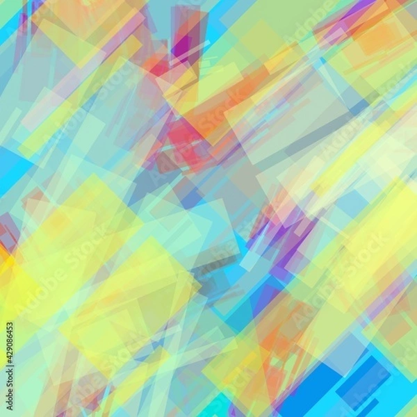 Fototapeta abstract colorful geometrical shapes background