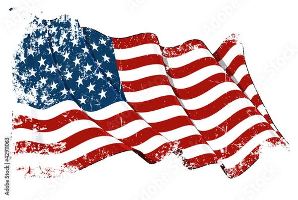 Obraz Grange Flag of USA
