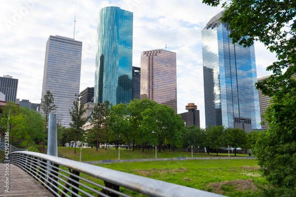 Fototapeta building skyscraper architecture sky downtown