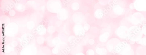 Obraz やさしいピンク色の背景