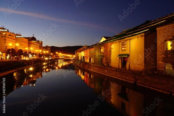 Fototapeta 小樽運河