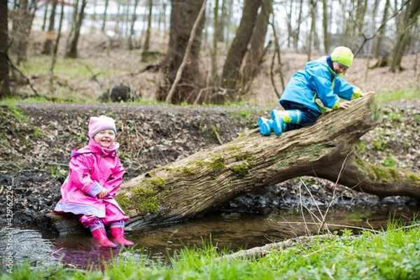 Obraz im Herbst klettern