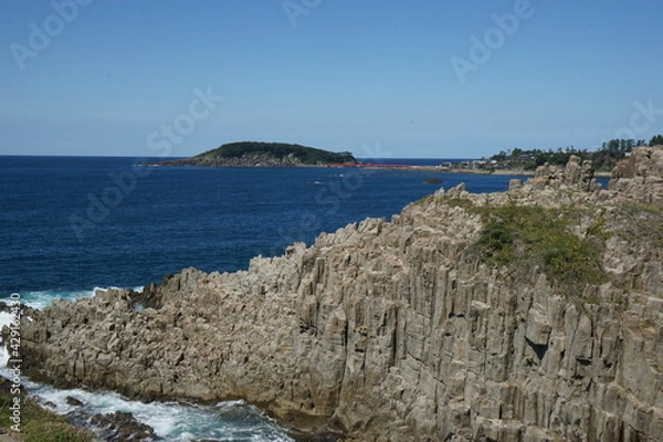 Fototapeta 福井東尋坊