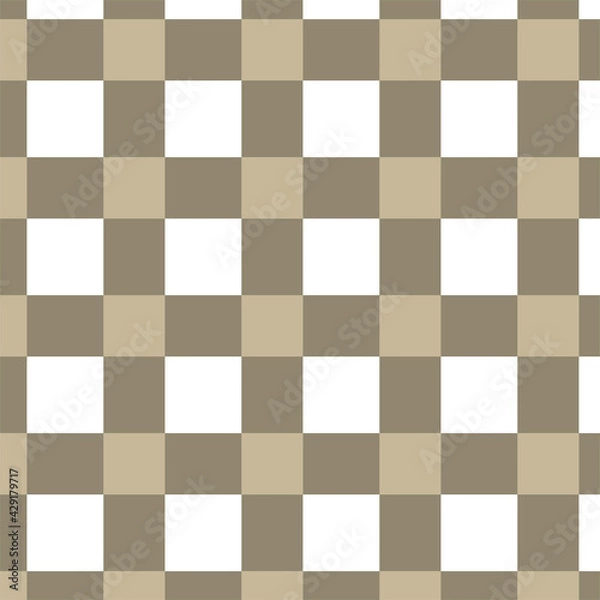 Fototapeta The geometric pattern with stripes . Seamless vector background. brown and white texture. Graphic modern pattern..eps