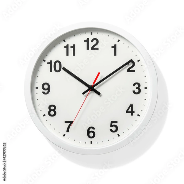 Fototapeta 丸い壁掛け時計